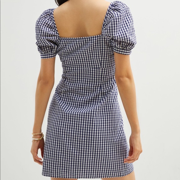 Anthropologie | GATHERED PUFF-SLEEVE MINI DRESS | XL - Picture 3 of 5